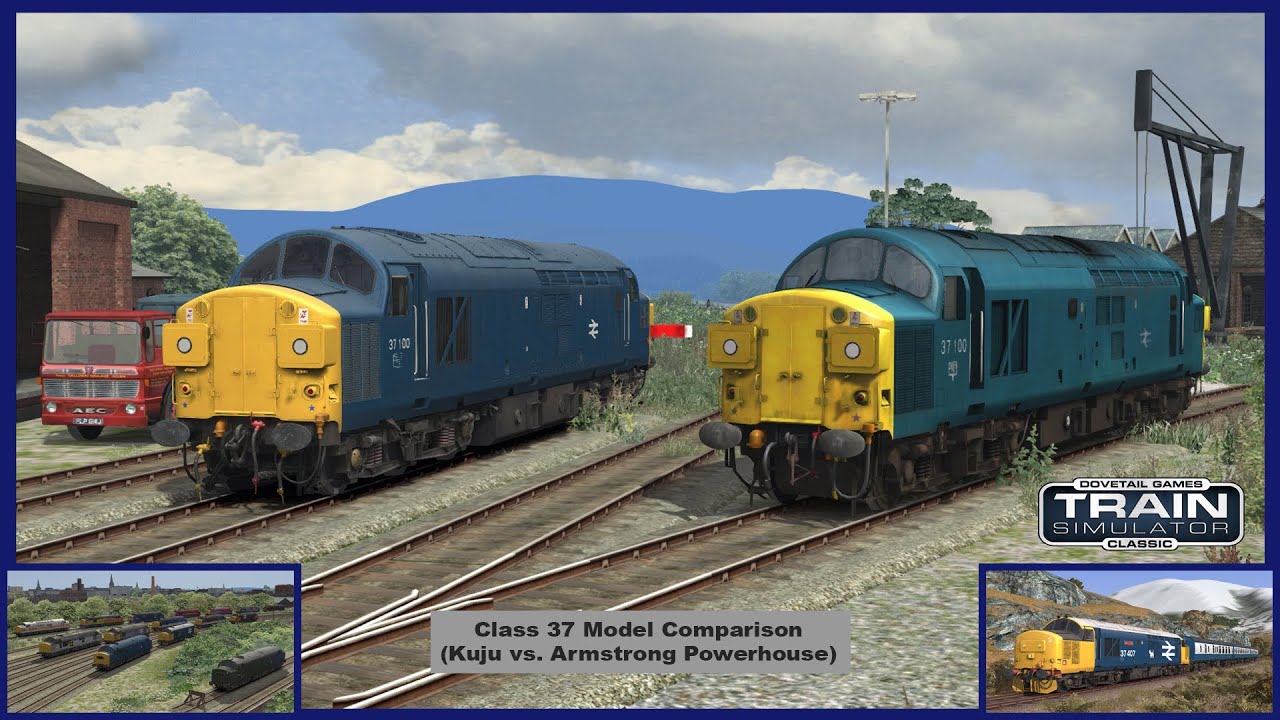 Class 37 Model Comparison (Kuju vs. AP) ~ Train Simulator