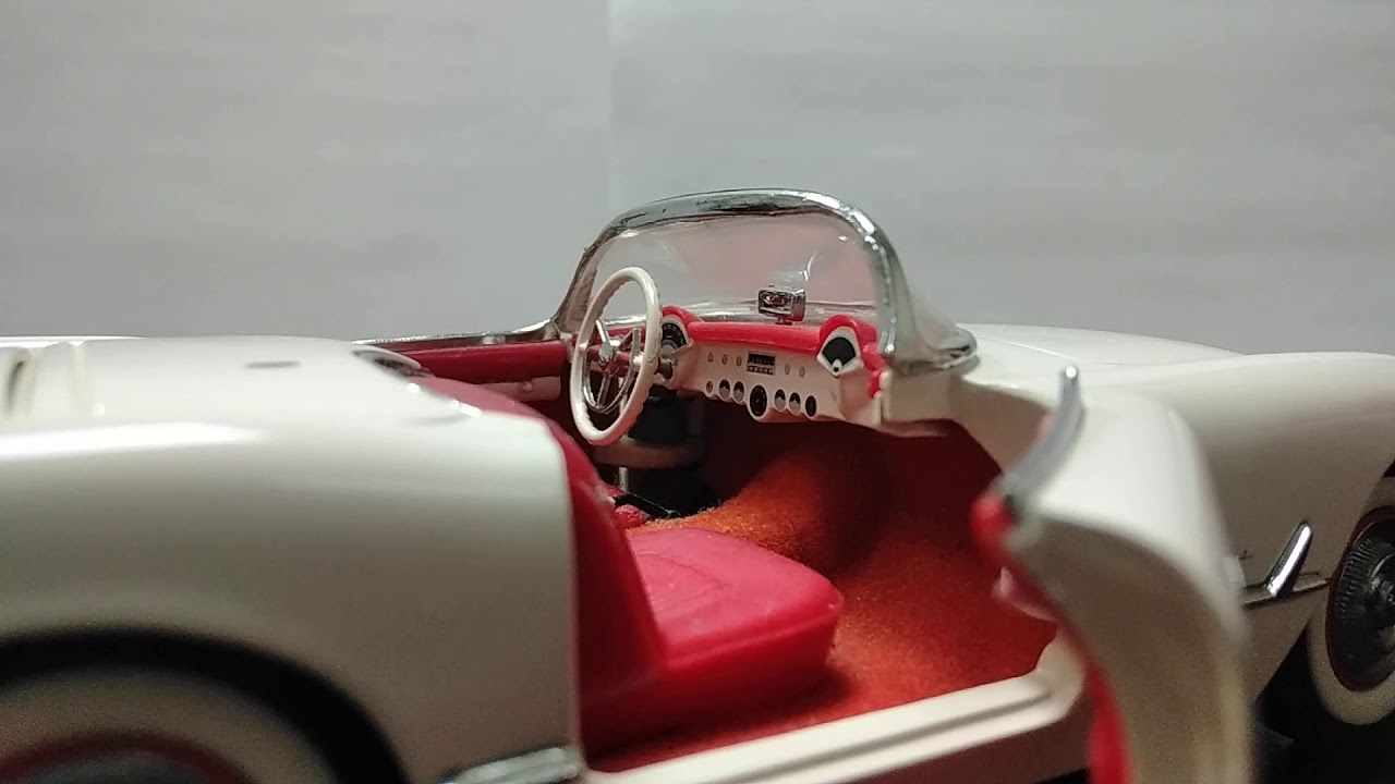 1953 Chevy Corvette Franklin Mint Diecast Model Car!