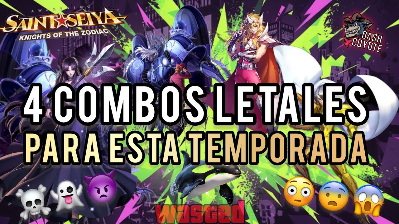 💣 4 COMBOS PARA AVANZAR RÁPIDO EN GALÁCTICO! TEMPORADA ACTUAL 🥵🔥Saint Seiya Awakening #ssakotz 