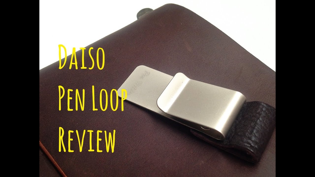 A Review of the Daiso Pen Loop for the Midori Traveler's Notebook (HD)