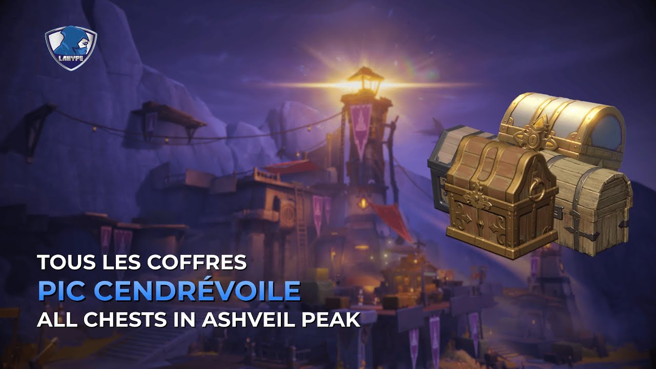 Exploration - Tous les coffres de Pic Cendrévoile | Genshin Impact 6.3
