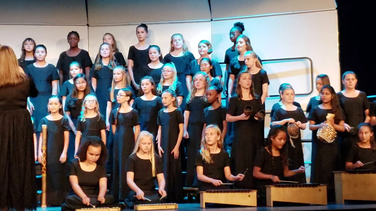 Rhythm of the Rain Chorus 6th Graders 2019 Fall