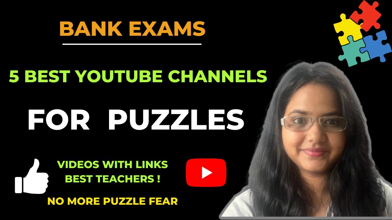 5 Best YouTube channels For Puzzles in Reasoning. Videos With Links || Best Teachers For Puzzles