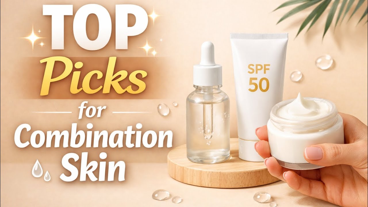 TOP 7 PICKS FOR COMBINATION SKIN || 7 BEST PRODUCTS FOR COMBINATION SKIN ||🧴🧼 🧽 || 
