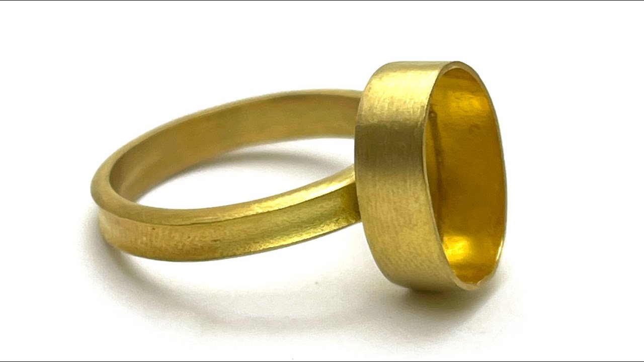 How to Solder a Bezel Setting on a Ring Band Shank Straight (For a Change!)