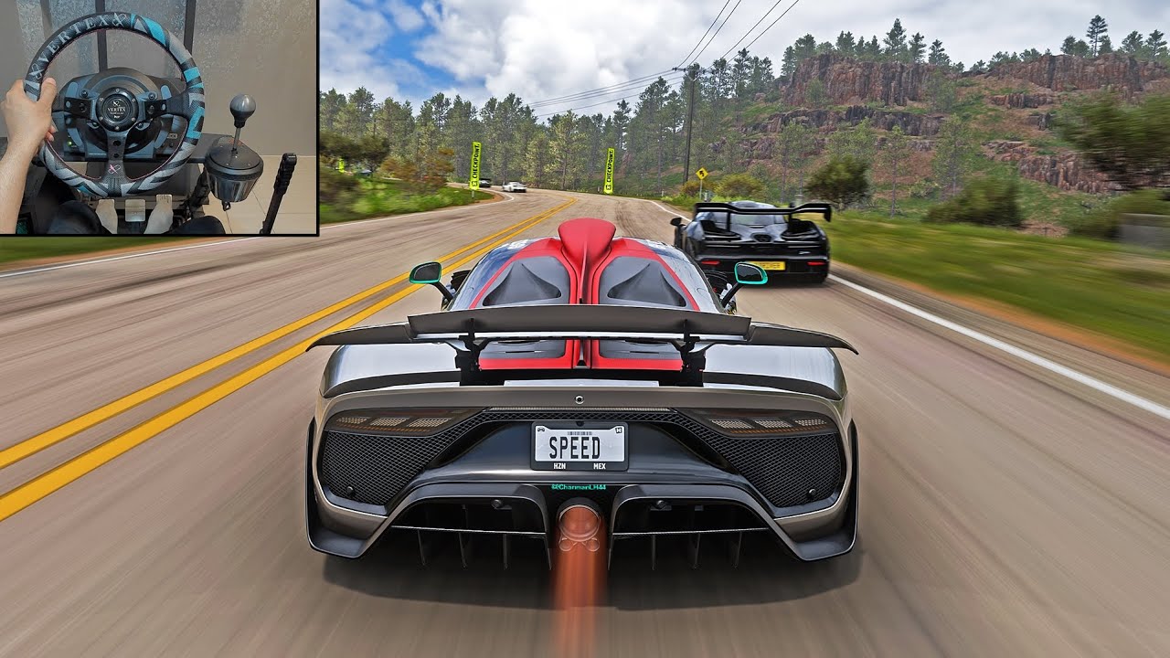 AMG One Goliath Race Unbeatable | Forza Horizon 5 Steering Wheel Gameplay