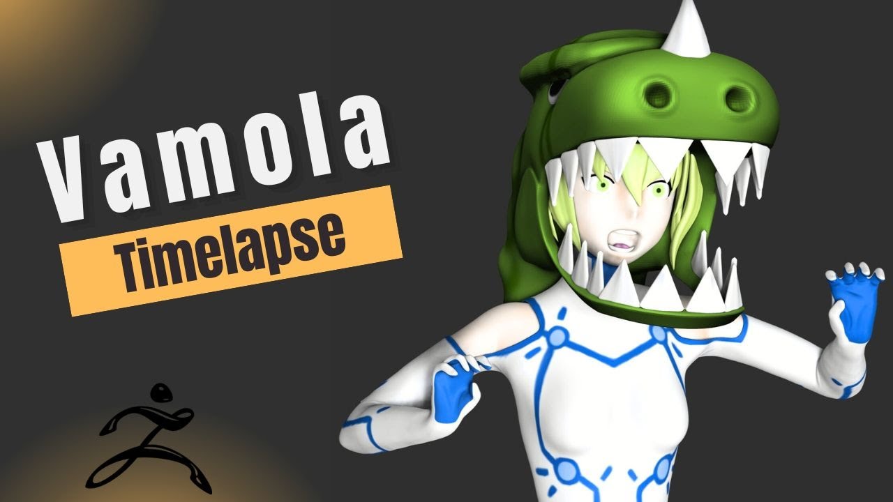 zbrush timelapse | Vamola DanDaDan