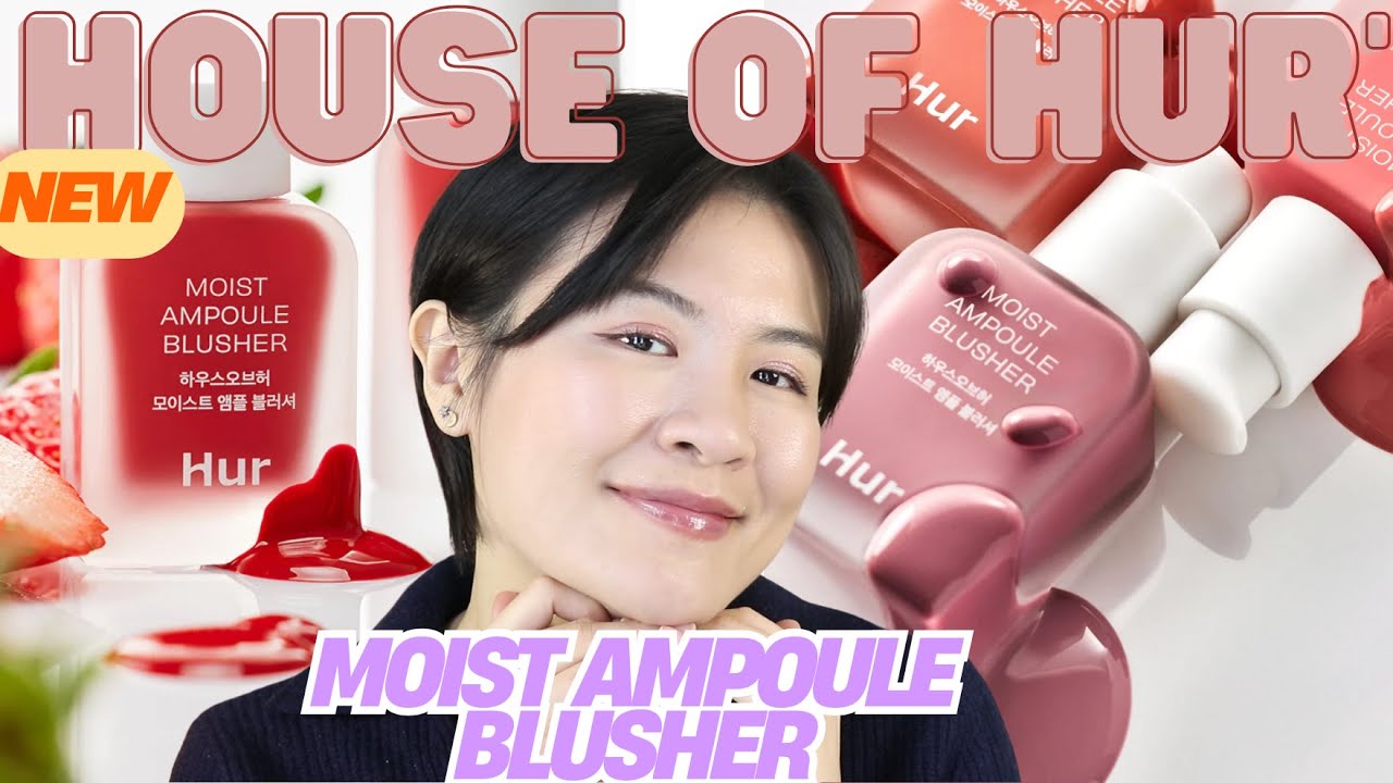 ✨Every Single Shade✨of The House Of HUR Moist Ampoule Blusher💖 Swatch, Review & Comparisons!