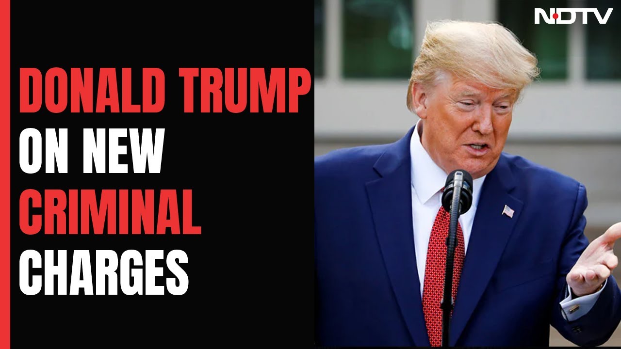 Donald Trump Faces Criminal Charges Over Attempts To Overturn 2020 US Elections