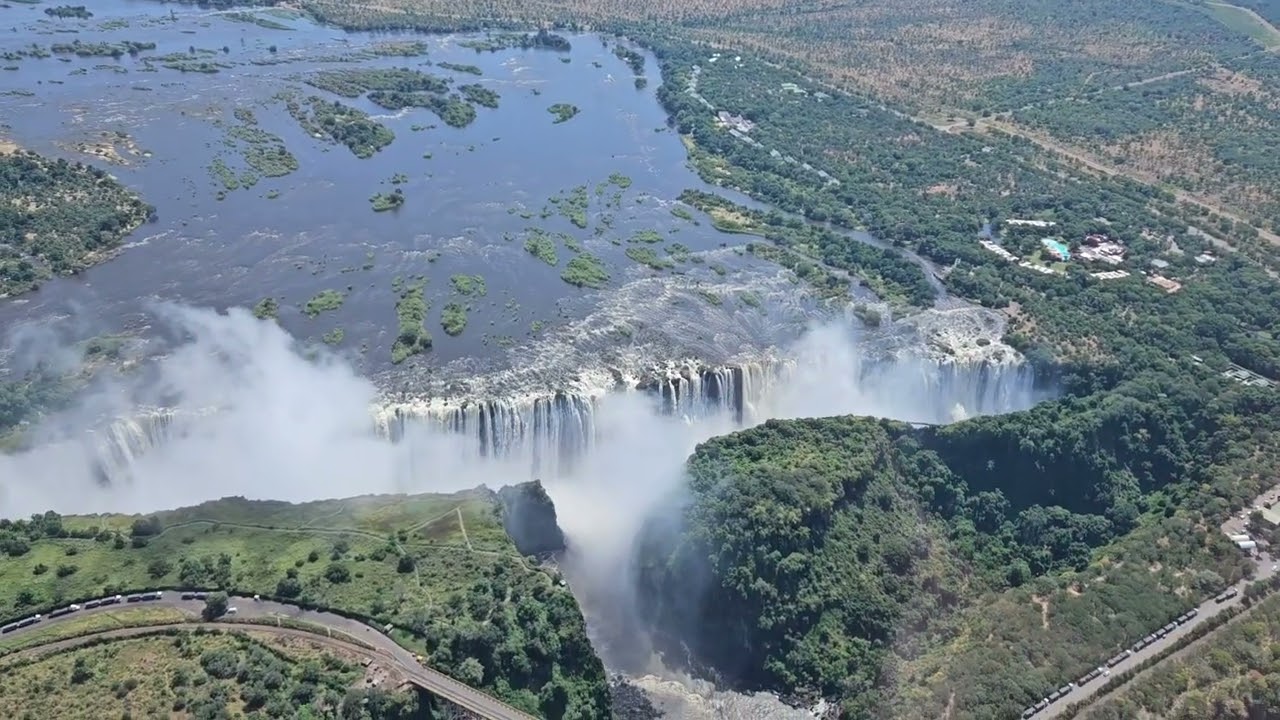 Victoria Falls ( Mosi-oa-Tunya ) Zimbabwe and Zambia March 24th  2025
