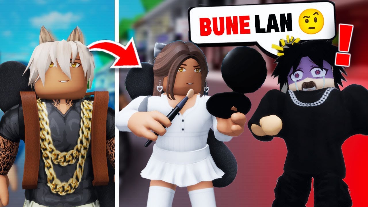 KIZA DÖNÜŞÜP ERKEKLERİ TROLLEDİM 💔🤣 ROBLOX Brookhaven🏡RP