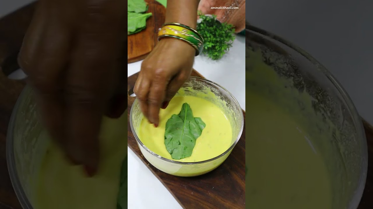 palak ke patto ke pakode | New style palak Pakoda | #spinach #crispy #shorts