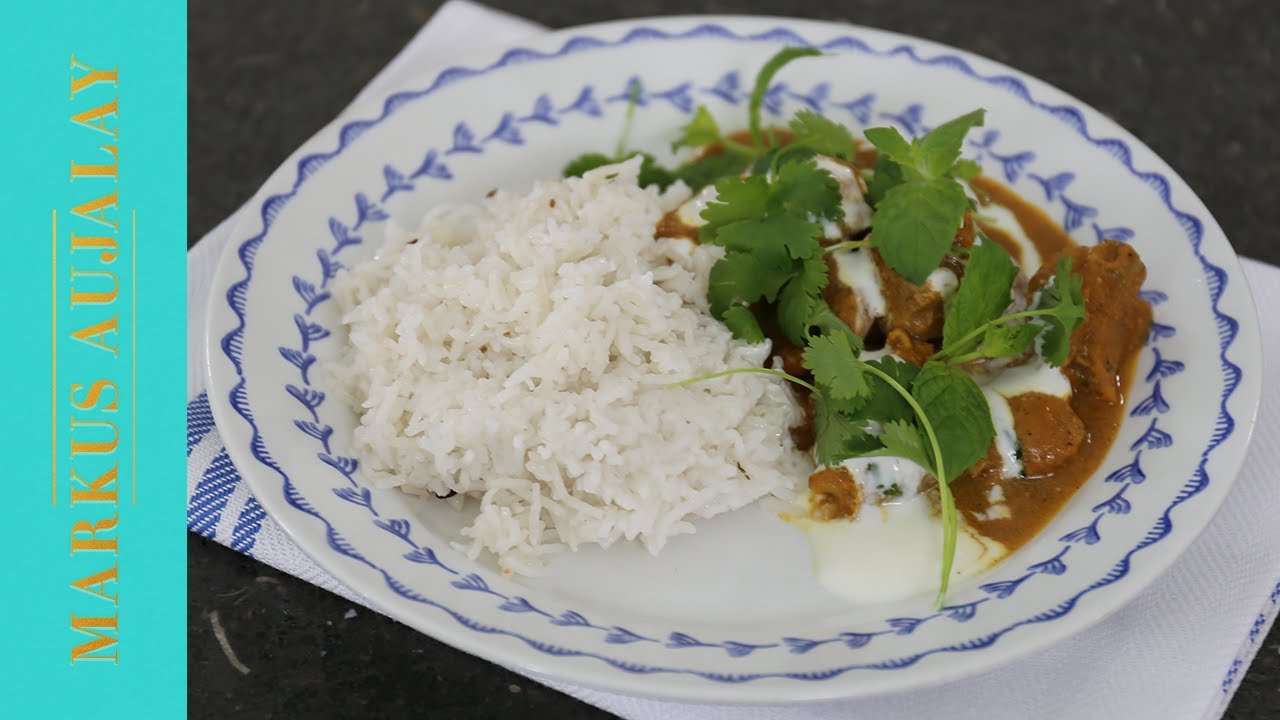 Kycklingcurry med ris | Markus Aujalay