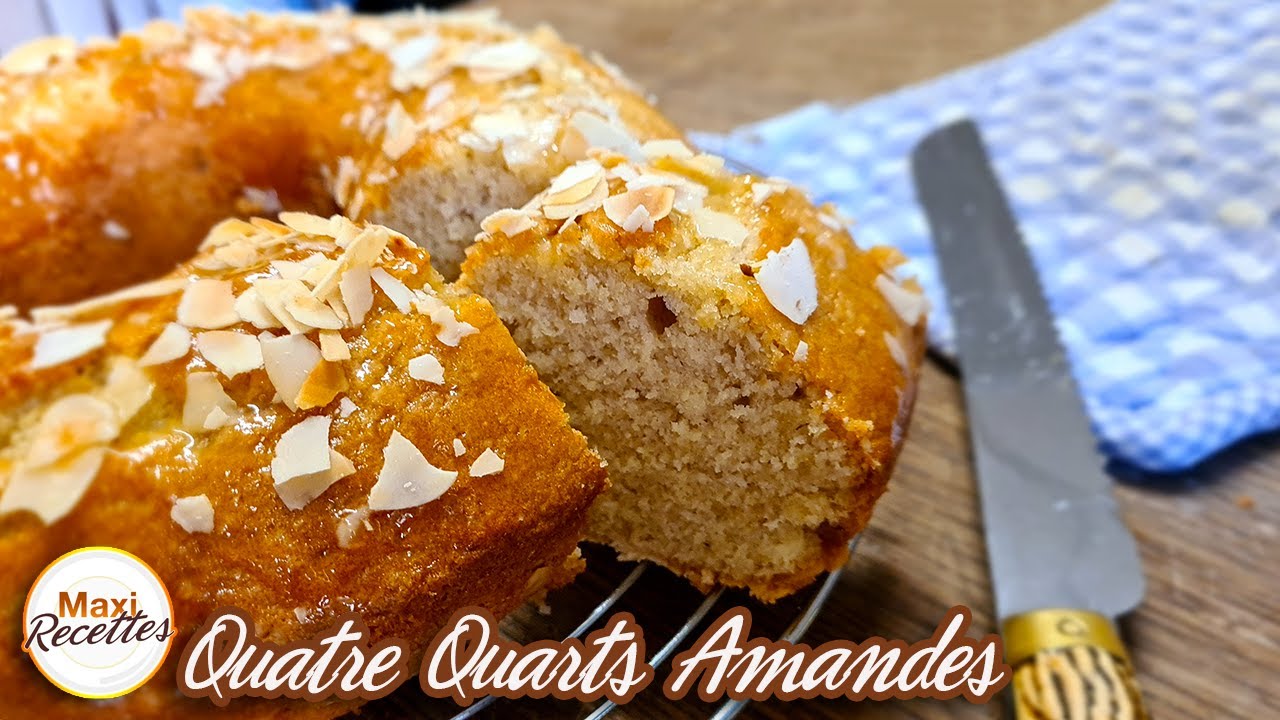 Quatre-Quarts aux Amandes Recette Facile et Rapide