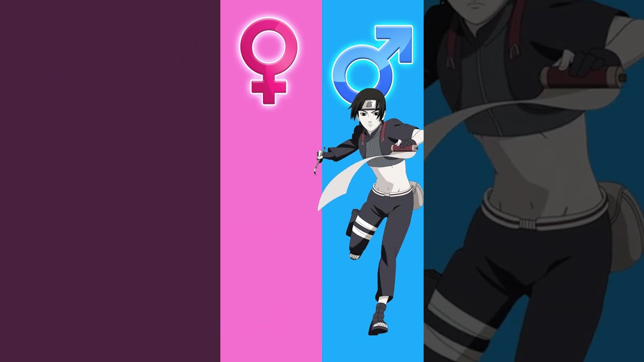 Naruto Characters Gender Swap 【Naruto】 #naruto #sakura