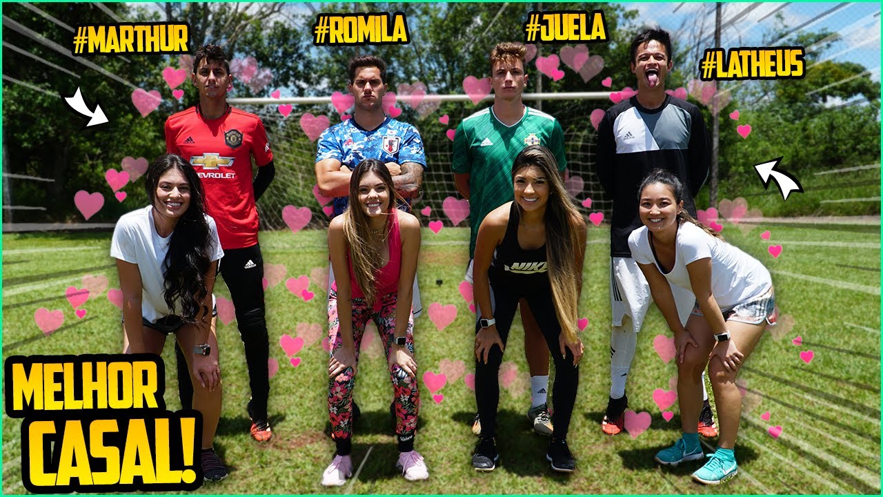 QUAL É O MELHOR CASAL NO FUTEBOL?! ( teve castigo )