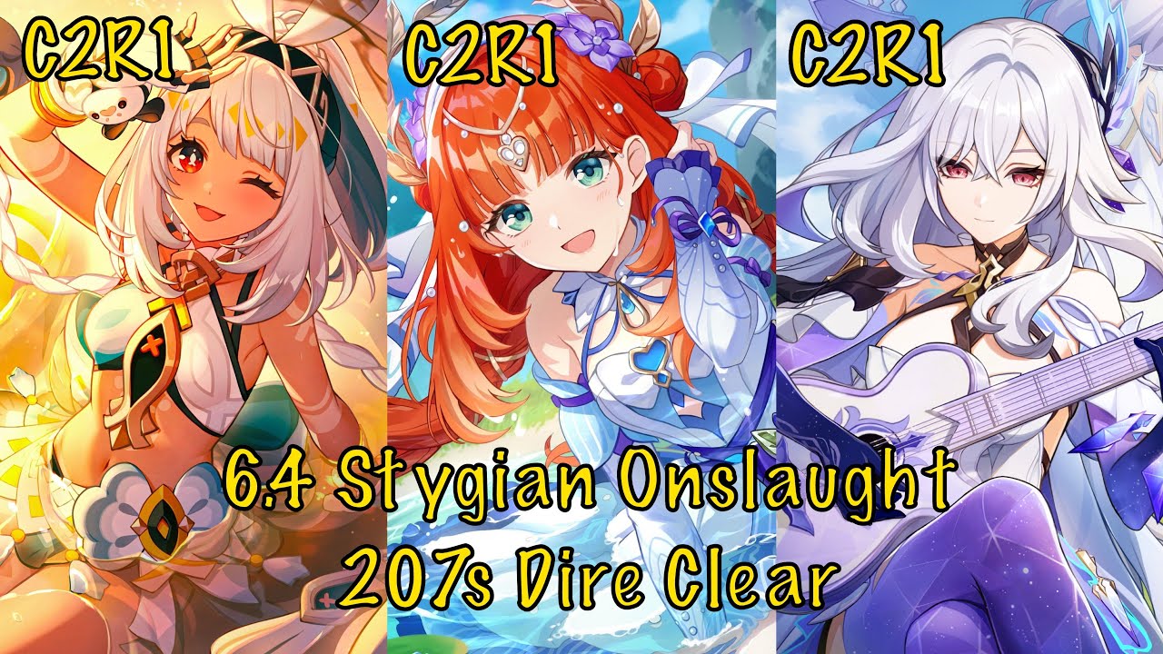 Luna 5 (6.4) Stygian Onslaught C2 Mualani x C2 Nilou x C2 Skirk 207s Dire Clear | Genshin Impact