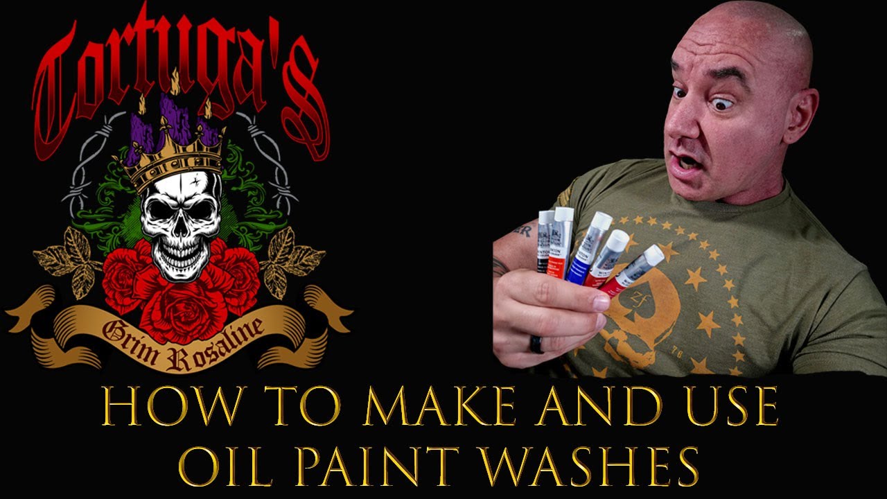 How to make Oil washes for your miniatures!