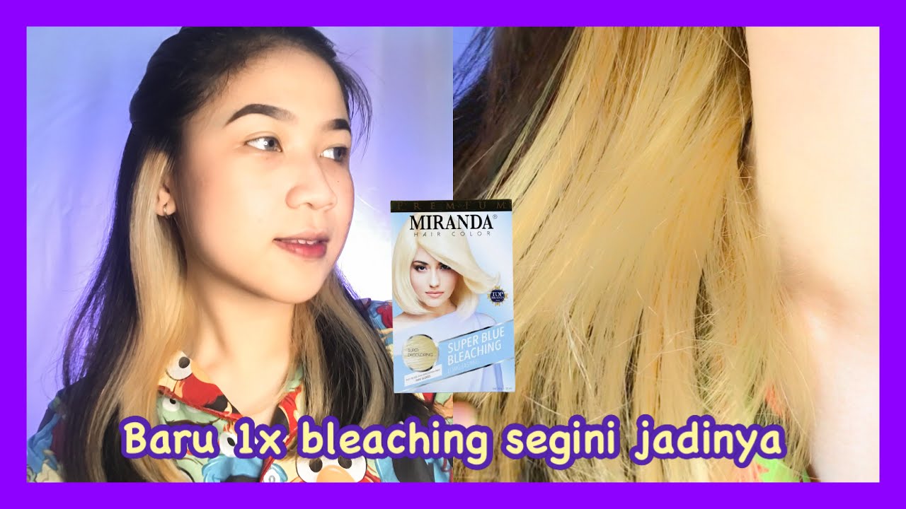 [TUTORIAL] PEEK A BOO HAIR MODAL BLEACHING DOANG PAKE MIRANDA SUPER BLUE BLEACHING!