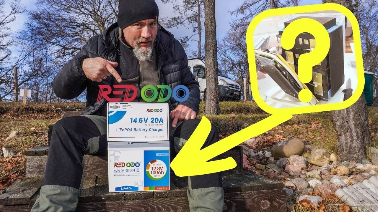 Co jest w środku ? Akumulator LiFePO4 REDODO 100ah BT LTCP i ładowarka 20A 14,6V