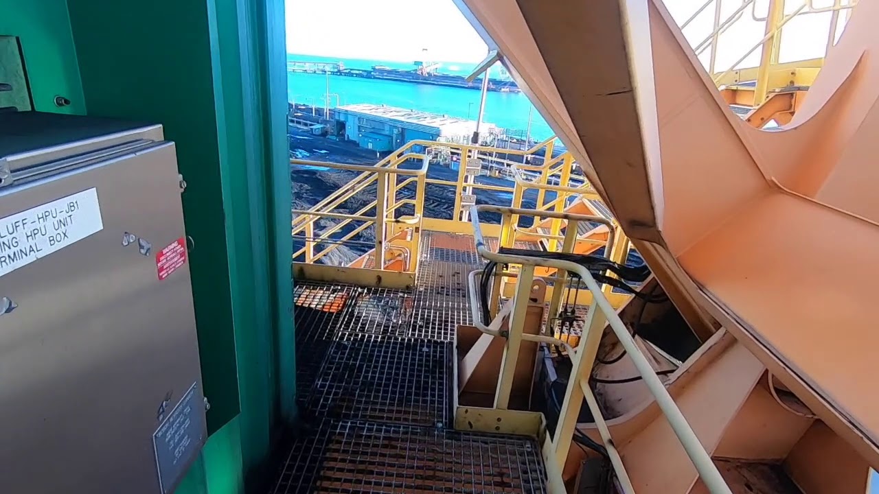 Climb Onboard A Coal Reclaimer Digging 4000 TPH