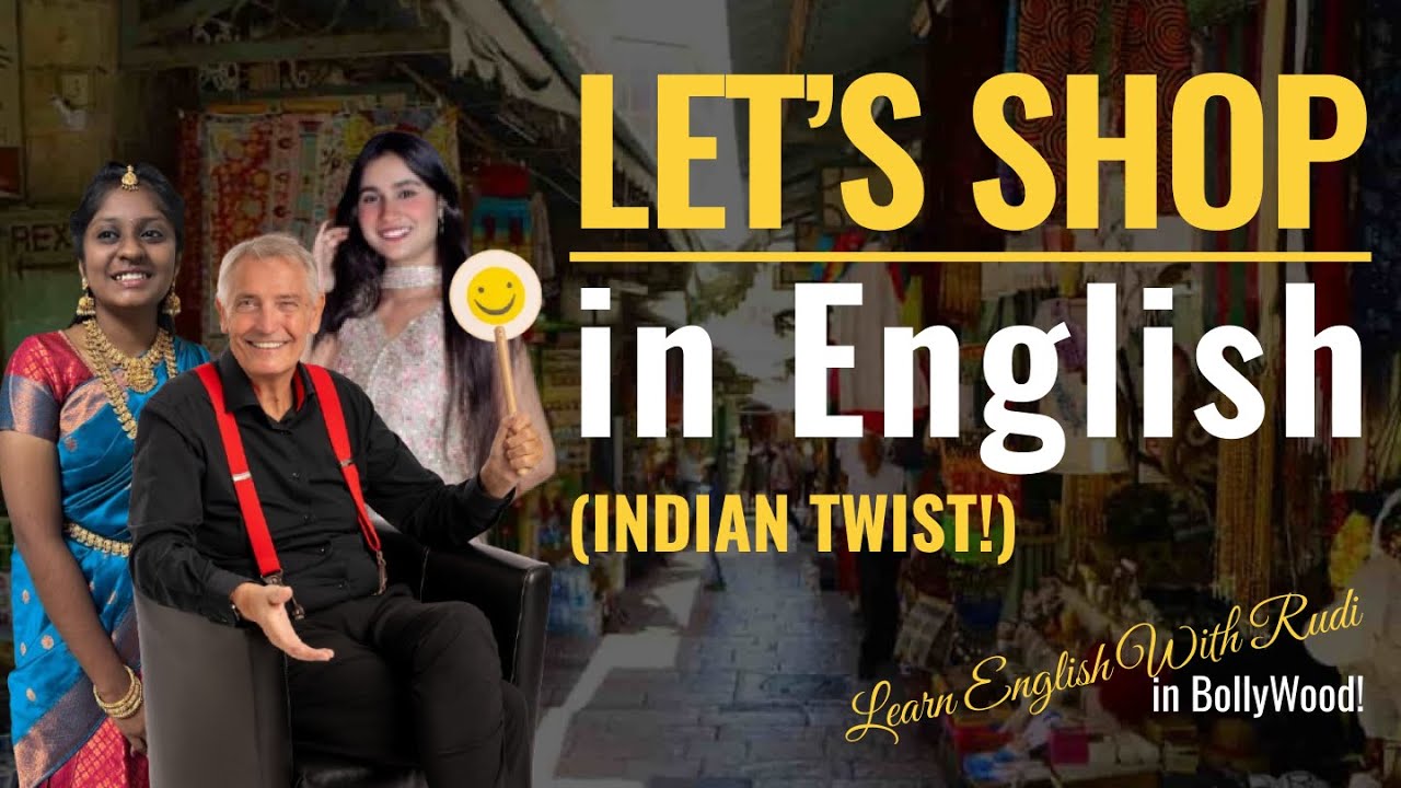 Learn English While Shopping in INDIA  |  Learn English With Rudi