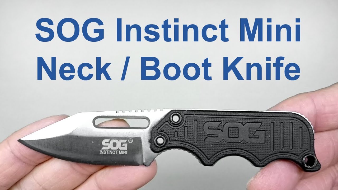 SOG Instinct Mini Neck Knife Boot Knife