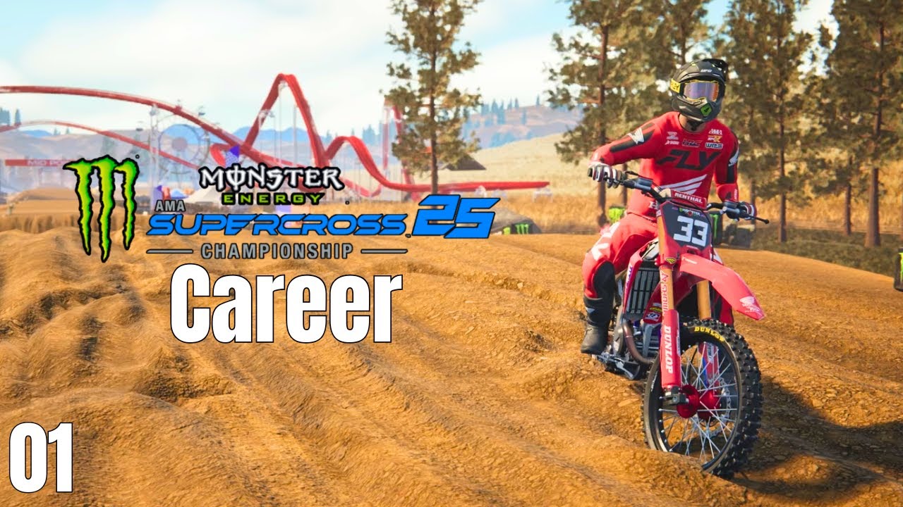 Monster Energy Supercross 25 | 01 Career Mode | Futures, Straight Rhythm & A1