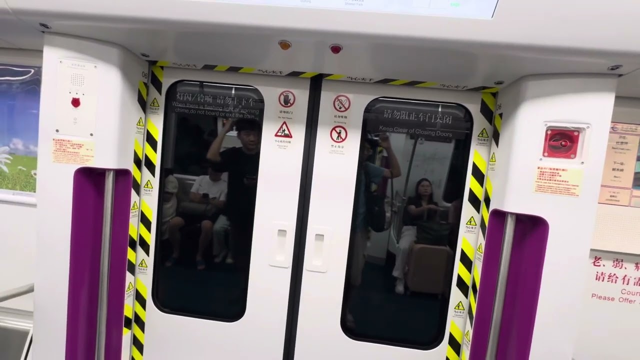 長沙地鐵4號線 往杜家萍 黃土嶺到杜家萍 南車株機Changsha Metro line4. To:Dujiangping .Huangtuling to Dujiangping .