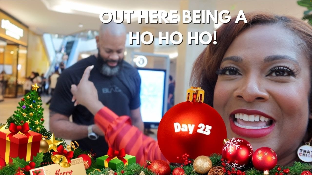 Out Here Being A HO HO HO | 2024 Vlogmas Day 23 | That Chick Angel TV