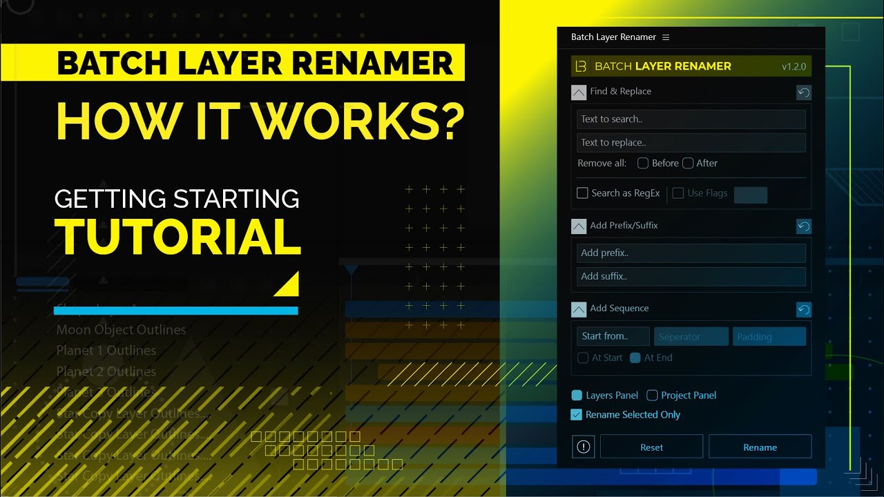 Batch Layer Renamer Tutorial