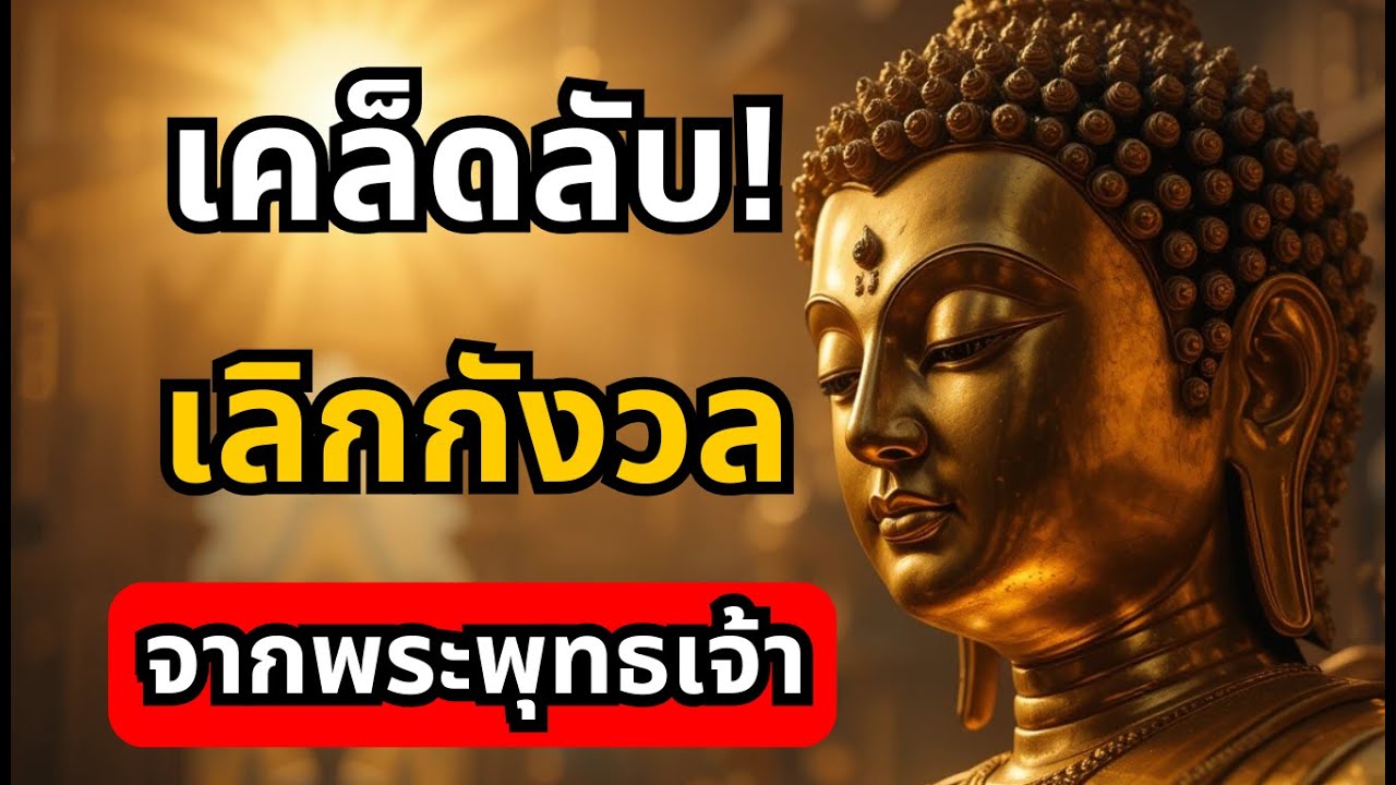 เลิกกังวลทันที ด้วยเคล็ดลับจากพระพุทธเจ้า