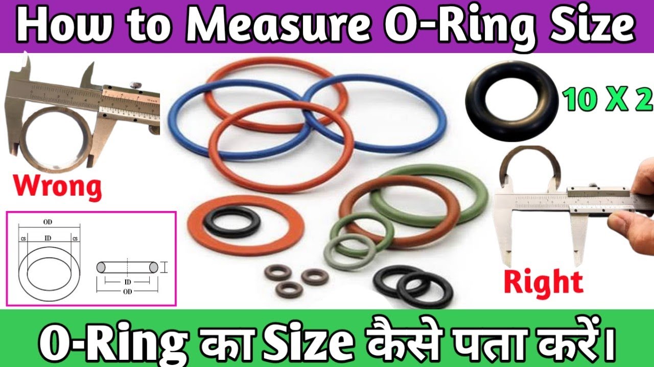 How To Measure O-Ring Size । O-Ring का Size कैसे पता करें। O-Ring Size Calculation.