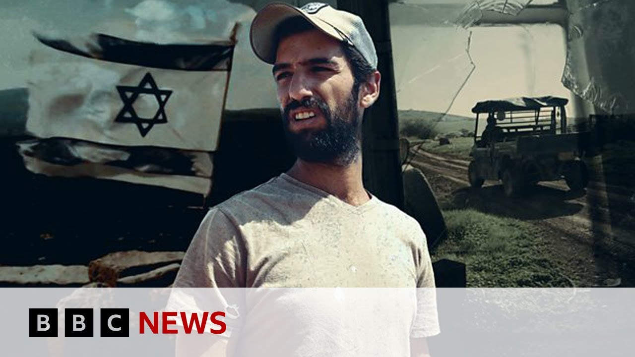West Bank Palestinian families living in fear of extremist Israeli settlers | BBC News