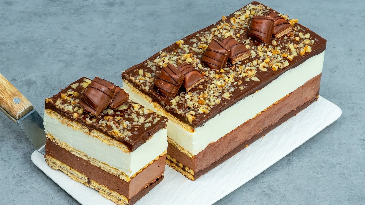 Торт Kinder Bueno без выпечки, который свел с ума интернет! С Нутеллой и маскарпоне