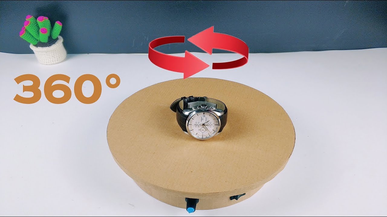How to make a rotating display stand, especially simple (DIY)