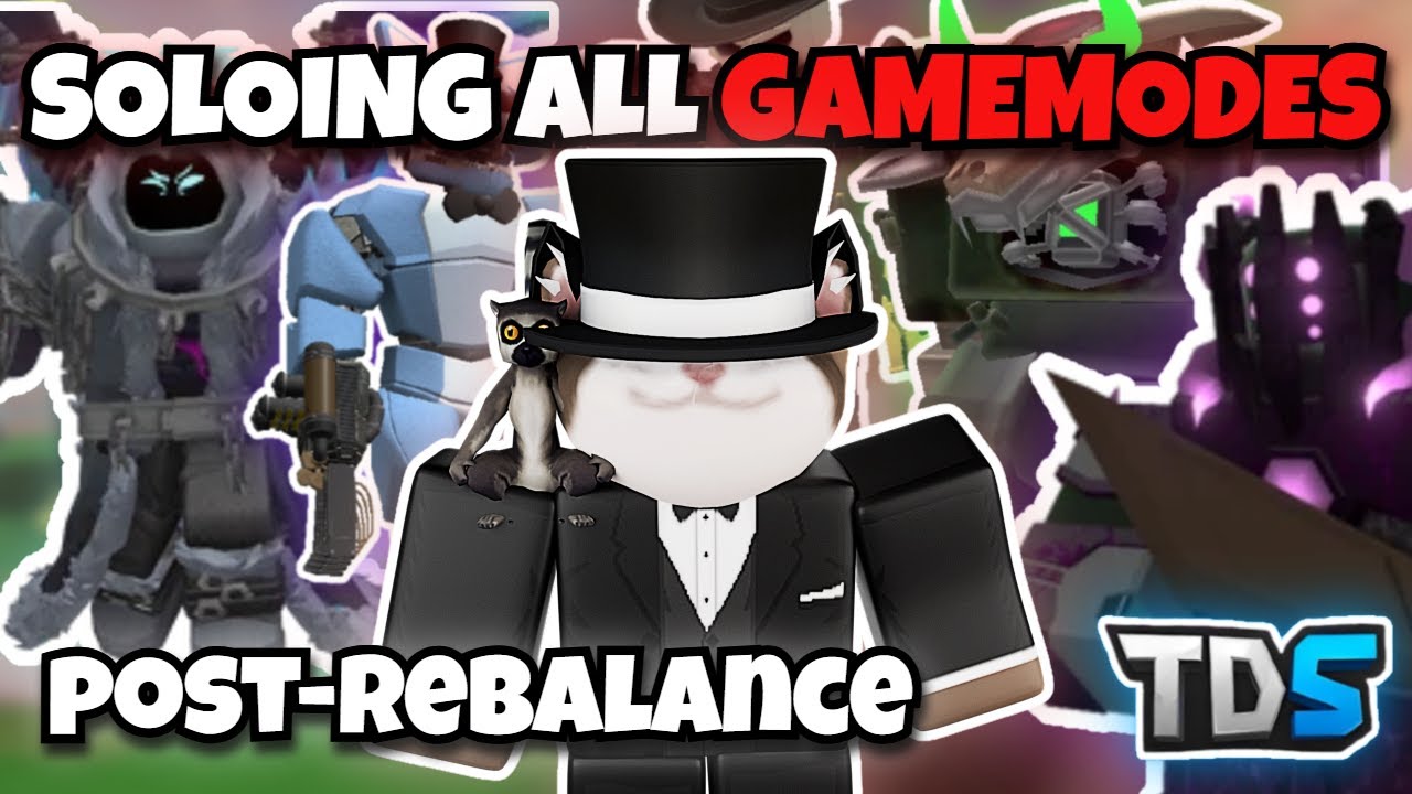 SOLOING Every GAMEMODE After Tower Rebalance Update | TDS