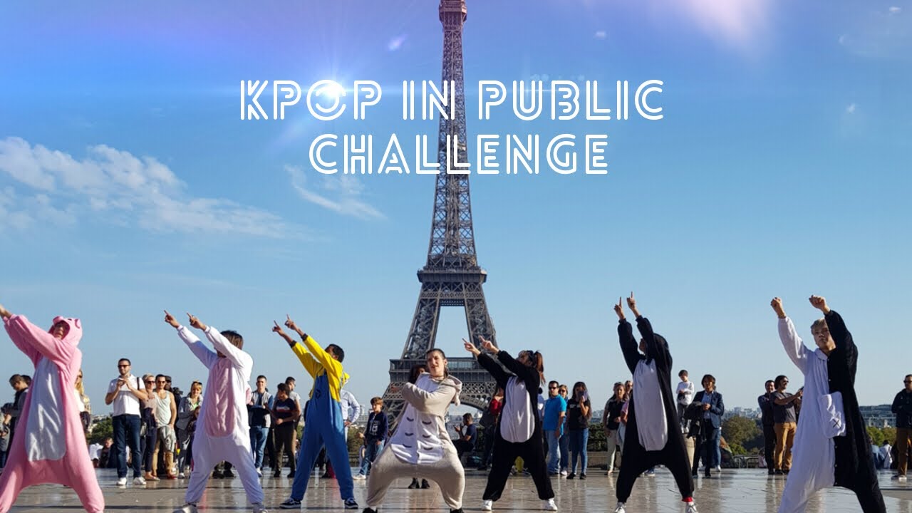 [DANCING TO KPOP IN PUBLIC PARIS] BTS - GO GO dance cover by RISIN' CREW from France (kigurumi ver.)