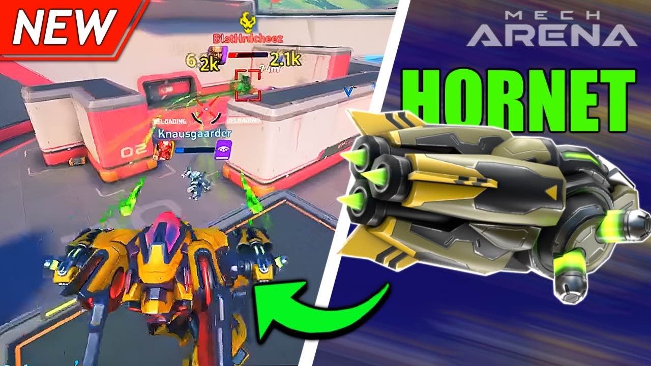 NEW weapon HORNET.. WHY is this a MISSILE? - Mech Arena