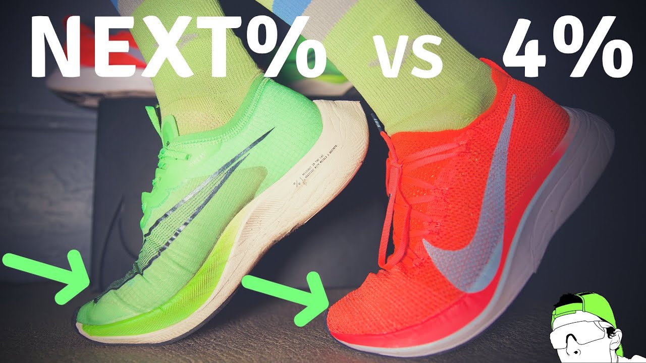 Marathon Racing Test: Nike Next% vs Nike Vaporfly 4% Flyknit