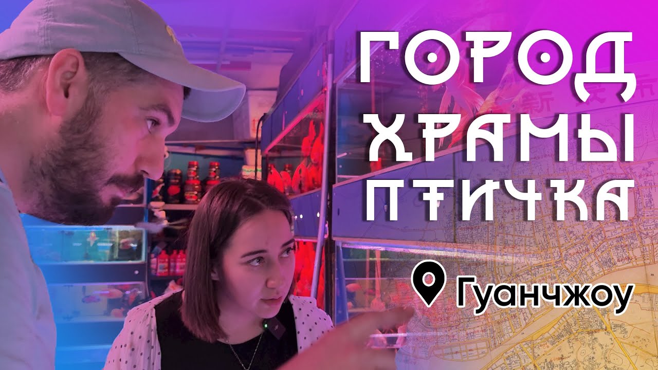 Экзоменю в Китае. Гуанчжоу - город, храмы, птичий рынок. Часть 1.
