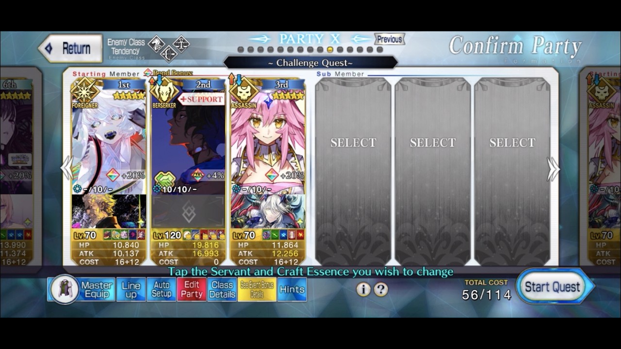[FGOAA TA] Girl Led by the Constellations 6 Turn ft. Arjuna Alter Frontline Only No CE