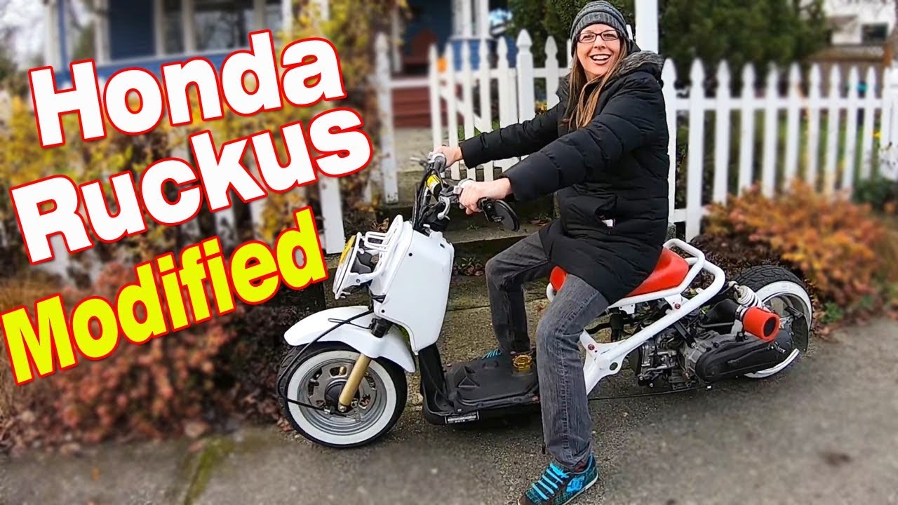 Honda Ruckus Modified Lowered Motorcycle Scooter - What is that?