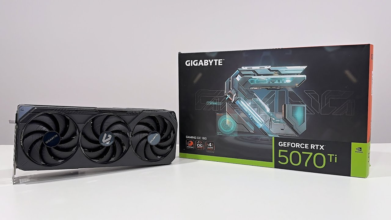 GIGABYTE RTX 5070 Ti Gaming OC 16G - Unboxing, Overview & Benchmarks!