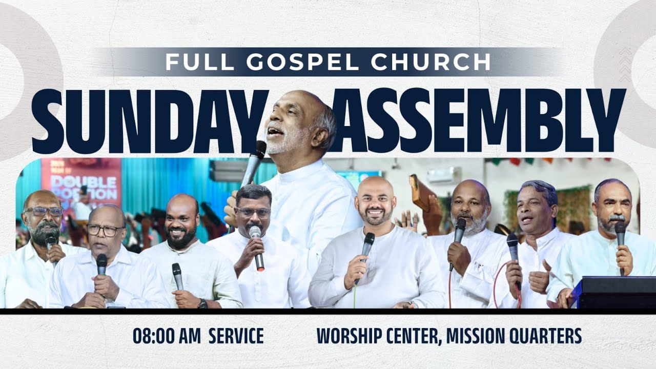 18/01/2026 | 8.00 AM | Sunday Live | Full Gospel Church | Worship Center Thrissur