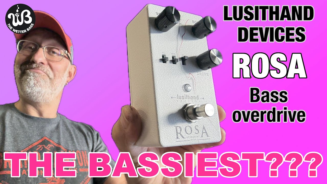 BASS in your BALLS! Don't say I didn't warn you... 🌹 The Lusithand ROSA bass overdrive
