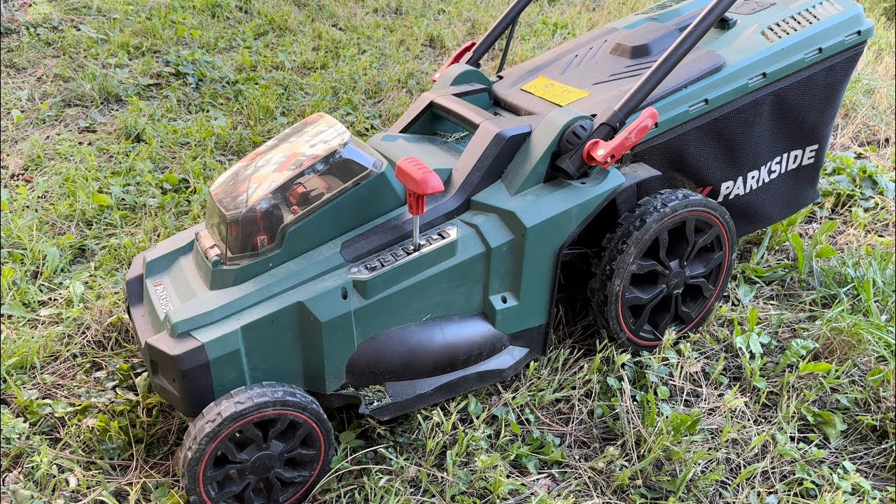 Vážny nedostatok aku kosačky Parkside PRMA 40-Li A2