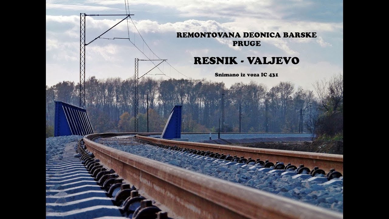 PREMIJERNO! Remontovana deonica Barske pruge od Resnika do Valjeva