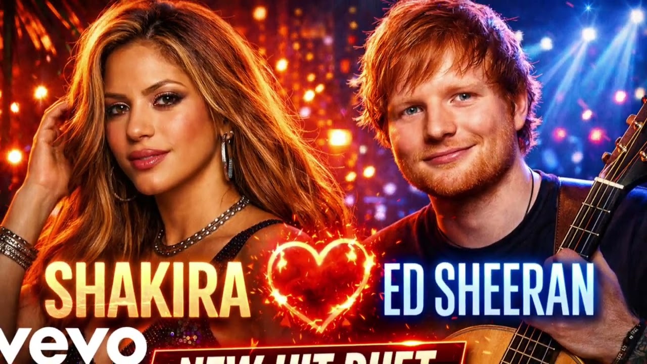 Shakira, ft. Ed Sheeran to“Golden Pulse (Love Remix)” || officer audio music || New songs 2026