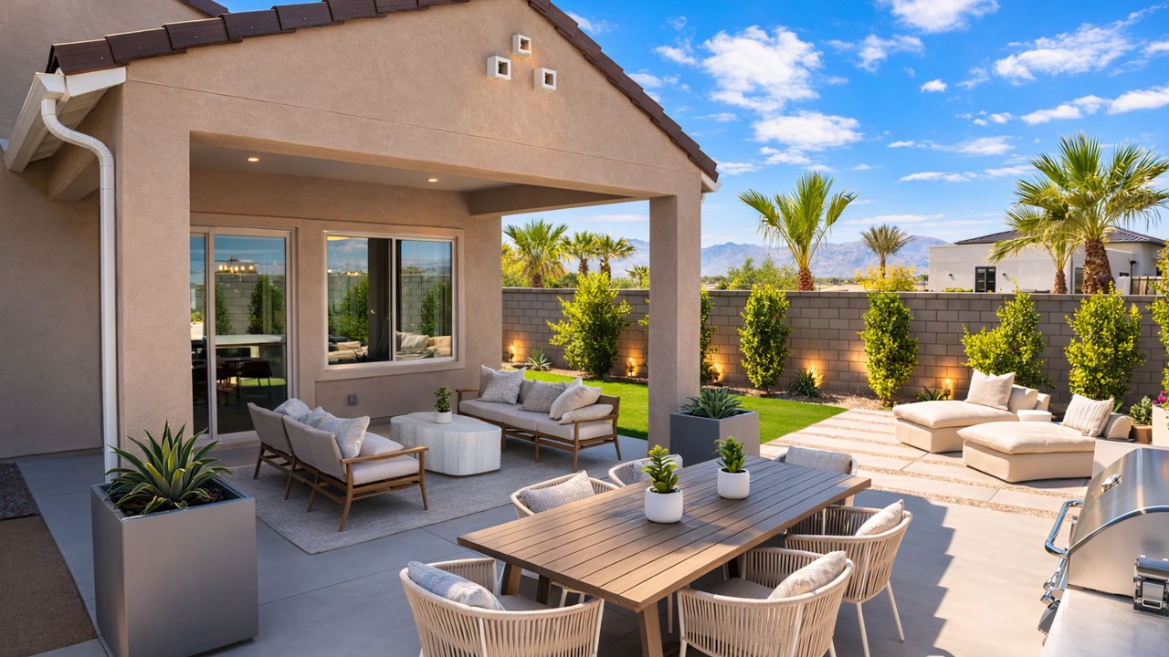 Планировка дома Getaway (модель) - Desert Retreat Del Webb, Индио, Калифорния